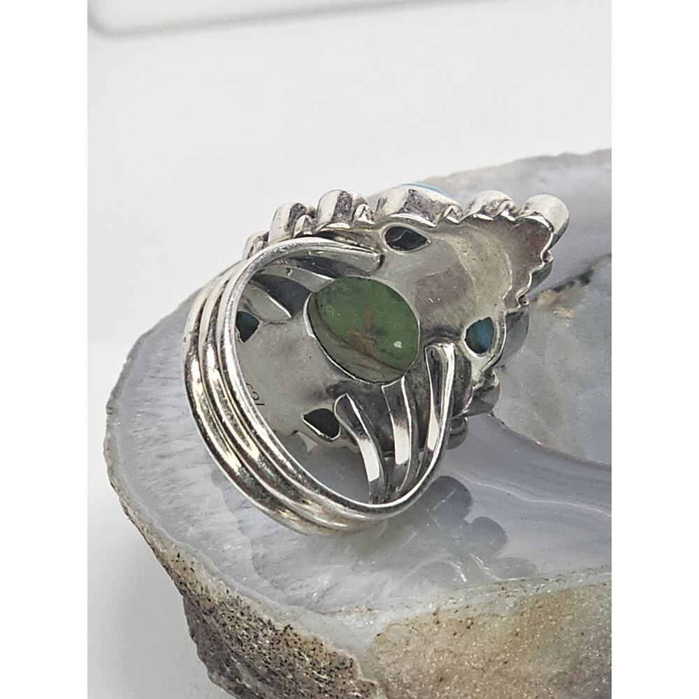 Nicky Butler Limited Edition Sterling & Multi-gemstone Statement Ring Size 10 - Picture 4 of 11